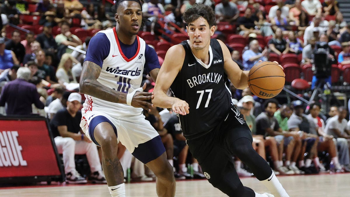 Nets' Ben Saraf reacts to experience in NBA Las Vegas Summer League