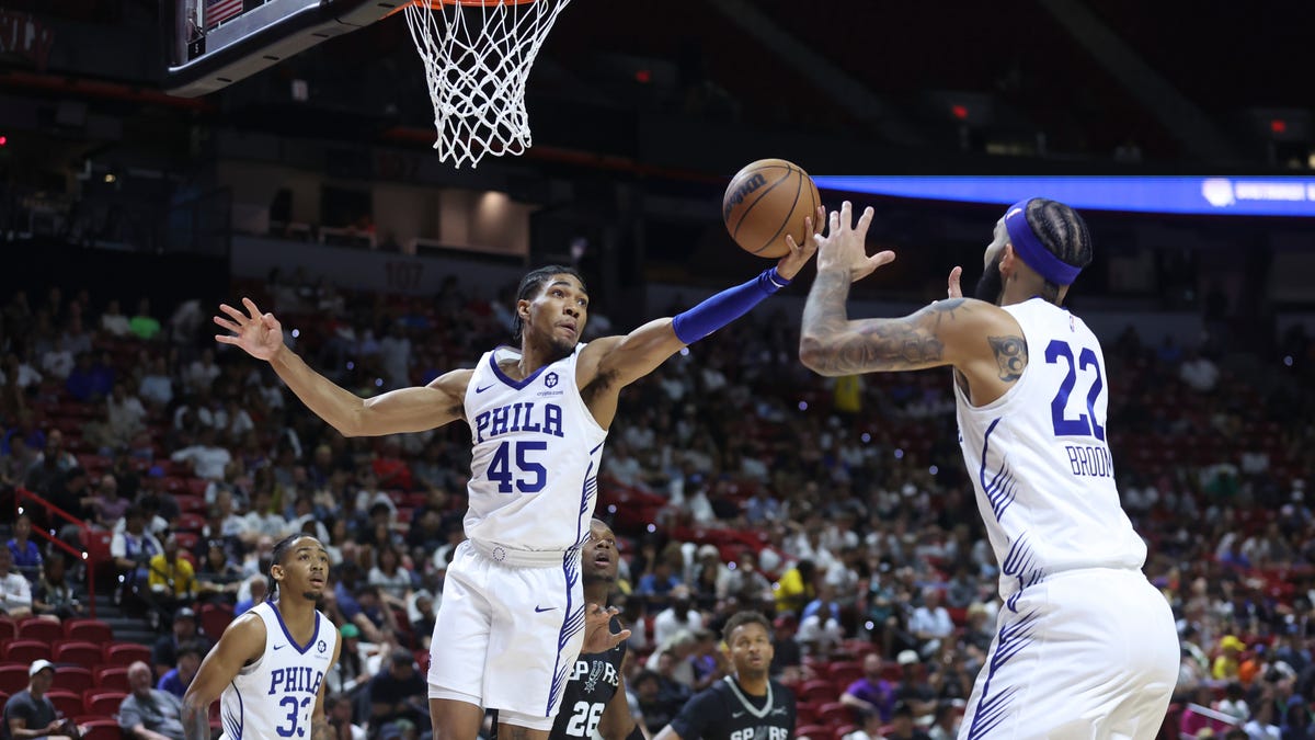 Sixers' Hunter Sallis talks handling the ball, summer league lessons