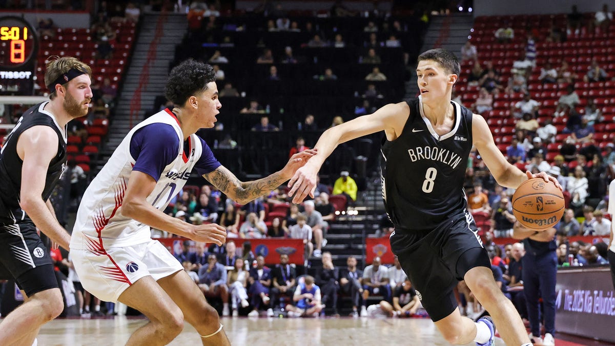 Nets' Egor Demin explains one area he's trying to improve upon