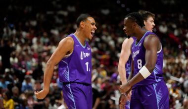 Wisconsin basketball John Tonje stats from Jazz's Summer League loss