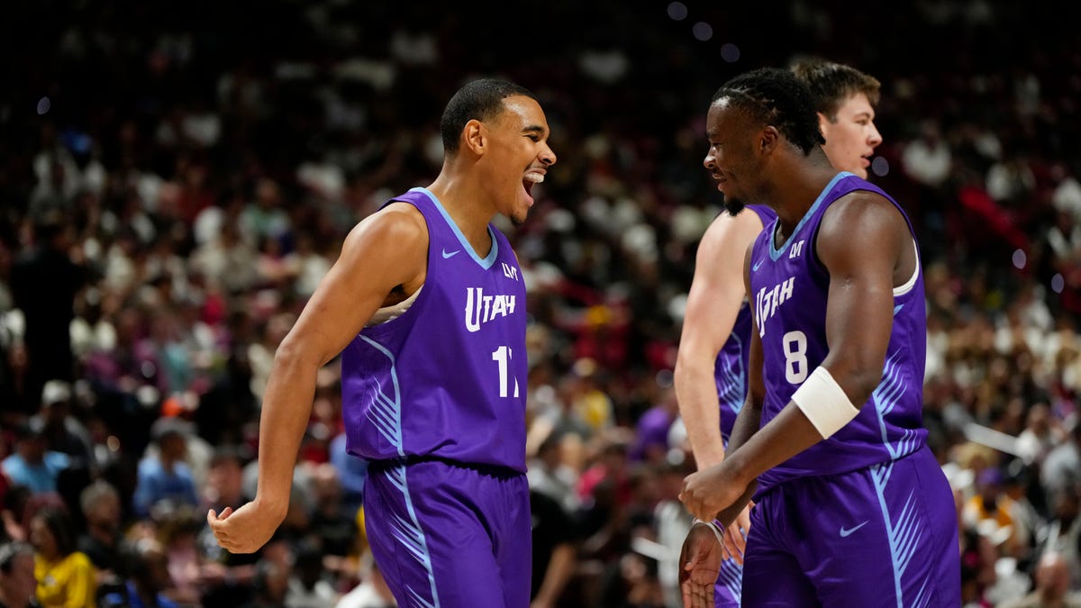 Wisconsin basketball John Tonje stats from Jazz's Summer League loss