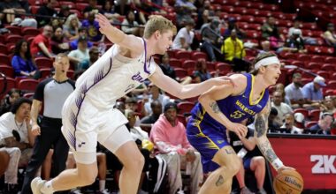 Wisconsin basketball Steven Crowl stats from NBA Summer League