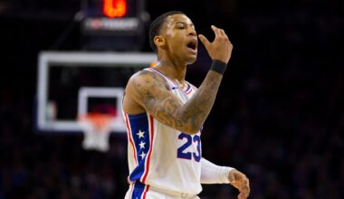 Former Sixers guard Trey Burke putting in work in a summer pro-am