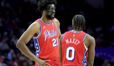 Current 2025-26 Philadelphia 76ers depth chart after offseason moves
