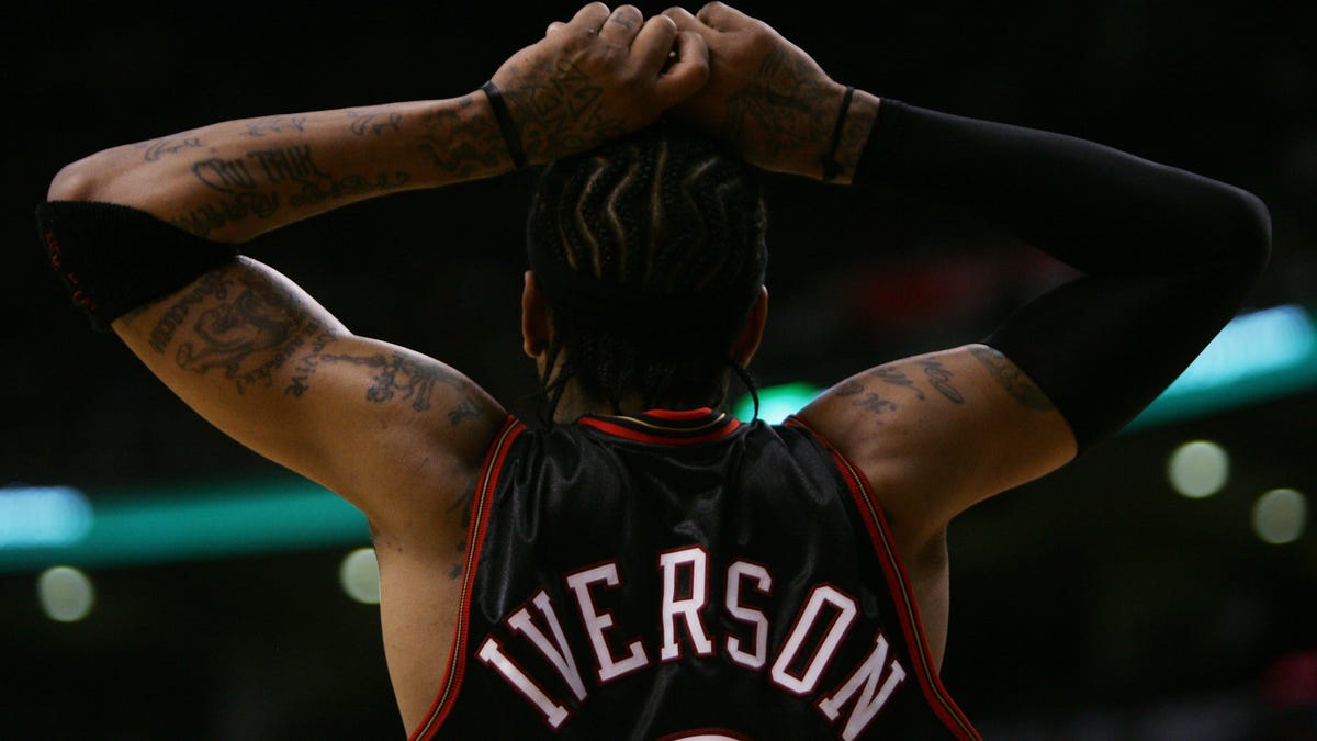 Sixers legend Allen Iverson ranked No. 4 shooting guard in NBA history