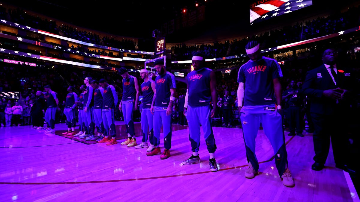 Projecting Opening Night starting lineup for Thunder in 2025-26 season