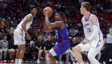 Sixers star Paul George gives advice to new teammate VJ Edgecombe