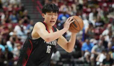 Jrue Holiday is excited to play with Yang Hansen