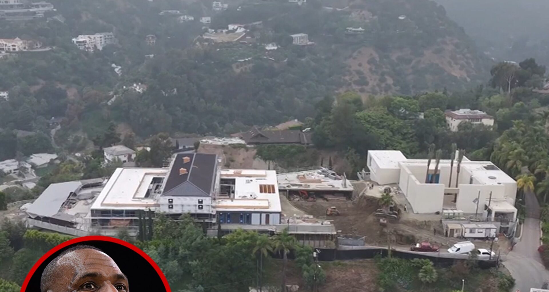 LeBron James' Mega-Mansion Taking Shape In Beverly Hills