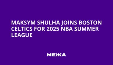 Maksym Shulha Joins Boston Celtics for 2025 NBA Summer League