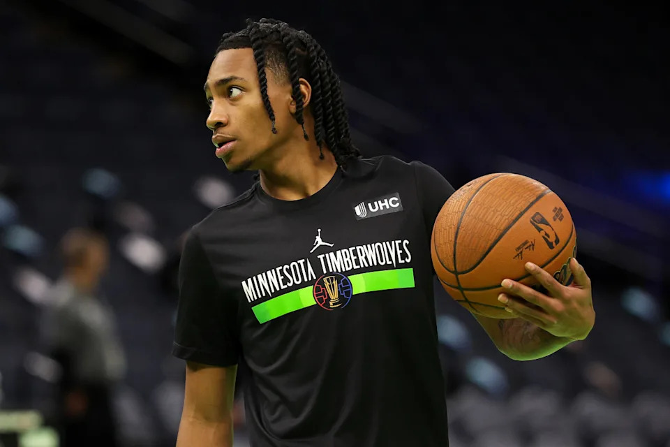 Minnesota Timberwolves guard Rob Dillingham (4). Matt Krohn-Imagn Images