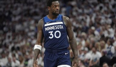 Julius Randle has agreed a new three-year, $100m contract with the Minnesota Timberwolves