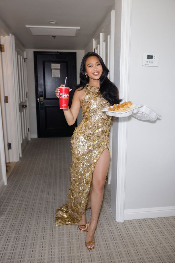 Suni Lee spoke to the Mirror U.S. Sports on behalf of Raising Cane's