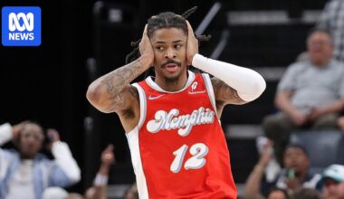 Ja Morant switches to grenade mime after being fined by NBA for gun celebration