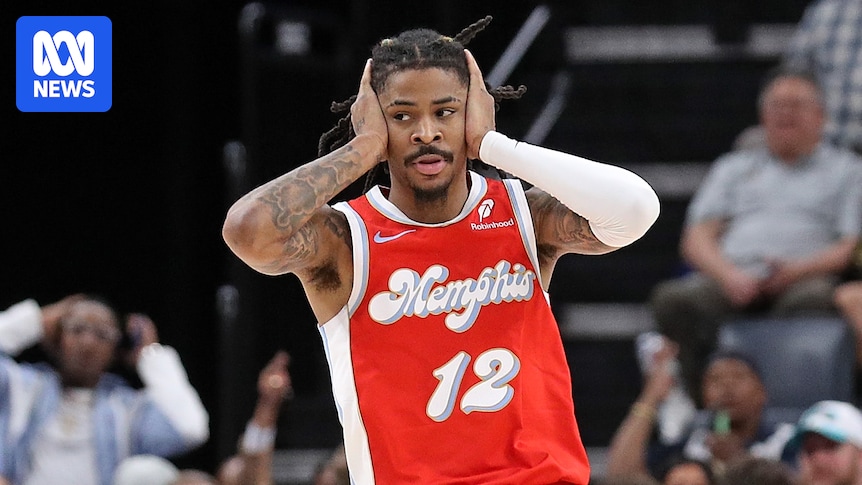 Ja Morant switches to grenade mime after being fined by NBA for gun celebration