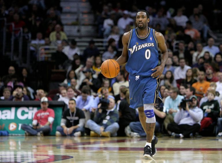 Gilbert Arenas in action.