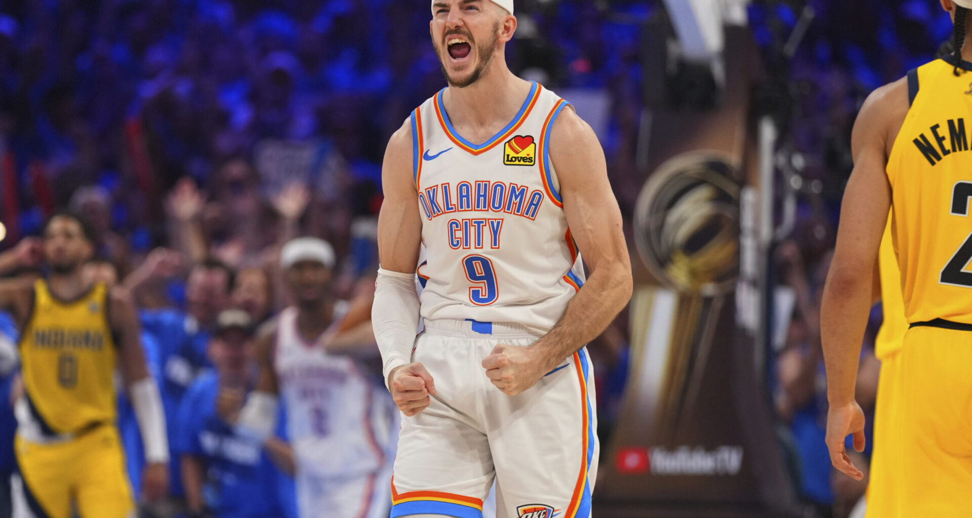 Game 5: Williams scores 40 points and Thunder win 120-109 for a 3-2 NBA Finals lead over Pacers