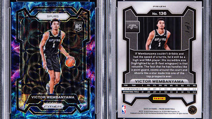 Spurs' Victor Wembanyama rookie card sells for nearly $1 million