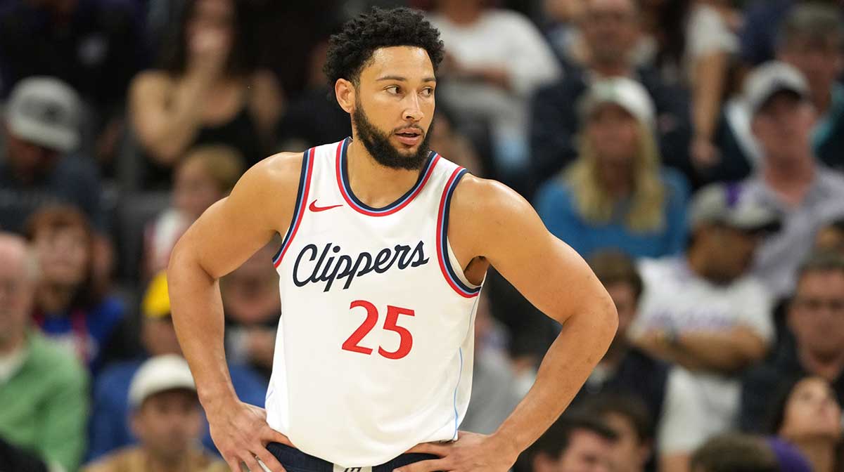 Los Angeles Clippers guard Ben Simmons (25) during the third quarter against the Sacramento Kings at Golden 1 Center.
