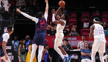 Bronny James & Cole Swider Carry Scoring Load Against Clippers