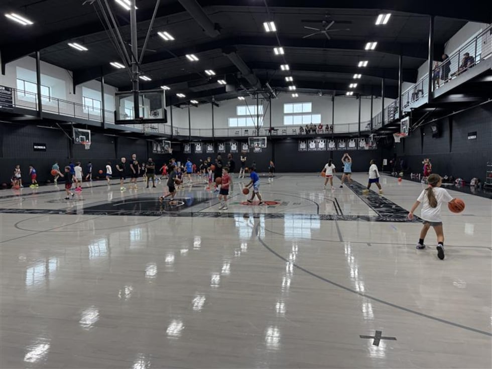 Toronto Raptors shooting guard Ochai Agbaji is giving back to his hometown one play at a time.