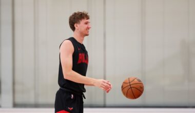 Matas Buzelis, Noa Essengue prepare to lay foundation