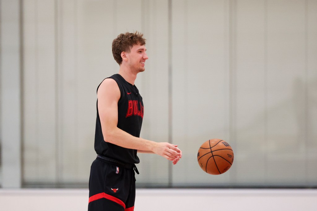 Matas Buzelis, Noa Essengue prepare to lay foundation