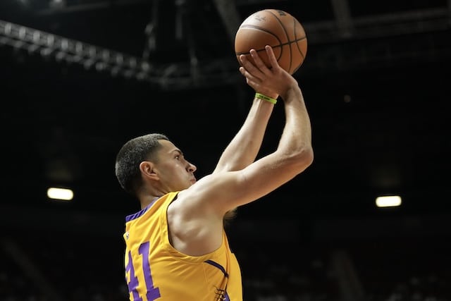 Cole Swider & Bronny James Lead Way As Lakers Beat Pelicans In Las Vegas Summer League