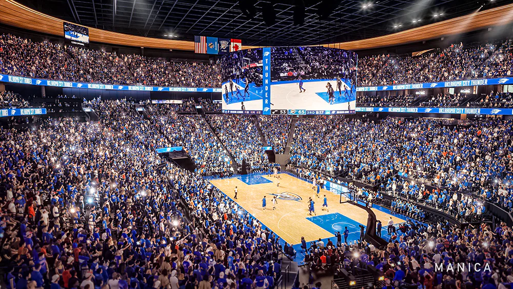 First designs revealed on future Oklahoma City Thunder arena