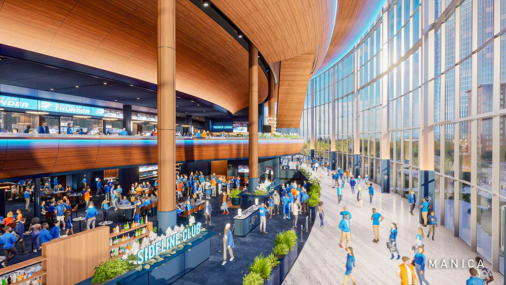 First designs revealed on future Oklahoma City Thunder arena