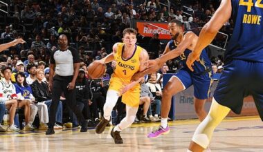 Cole Swider Shines, Dalton Knecht Struggles As Lakers Drop California Classic Opener To Warriors