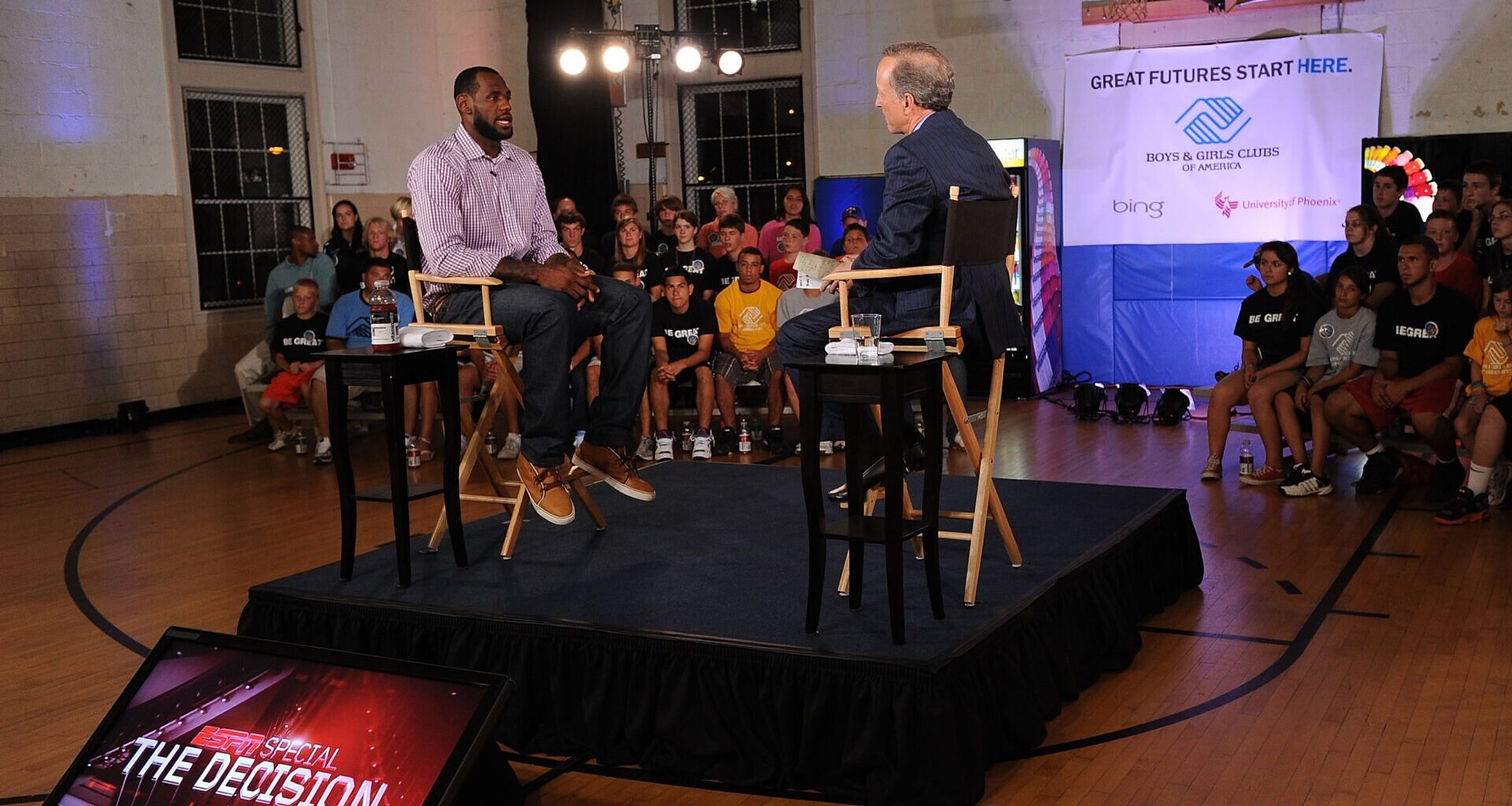 15 years ago today, LeBron James shocked the NBA world with The Decision, joining Miami Heat