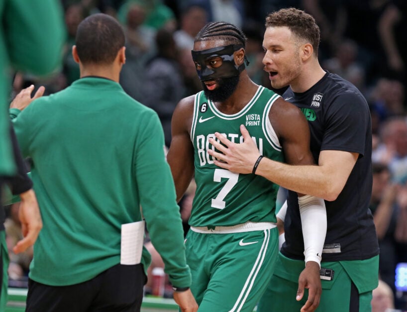 Philadelphia 76ers (87) Vs. Boston Celtics (121) At TD Garden