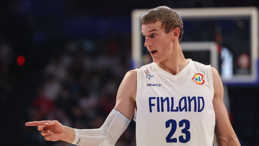 Lauri Markkanen #23 of Finland