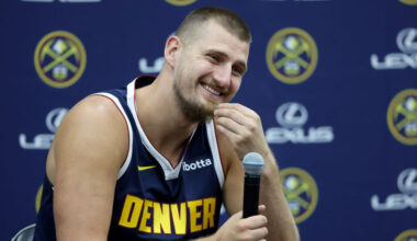 Nikola Jokic is already making Cam Johnson and Tim Hardaway Jr. smile