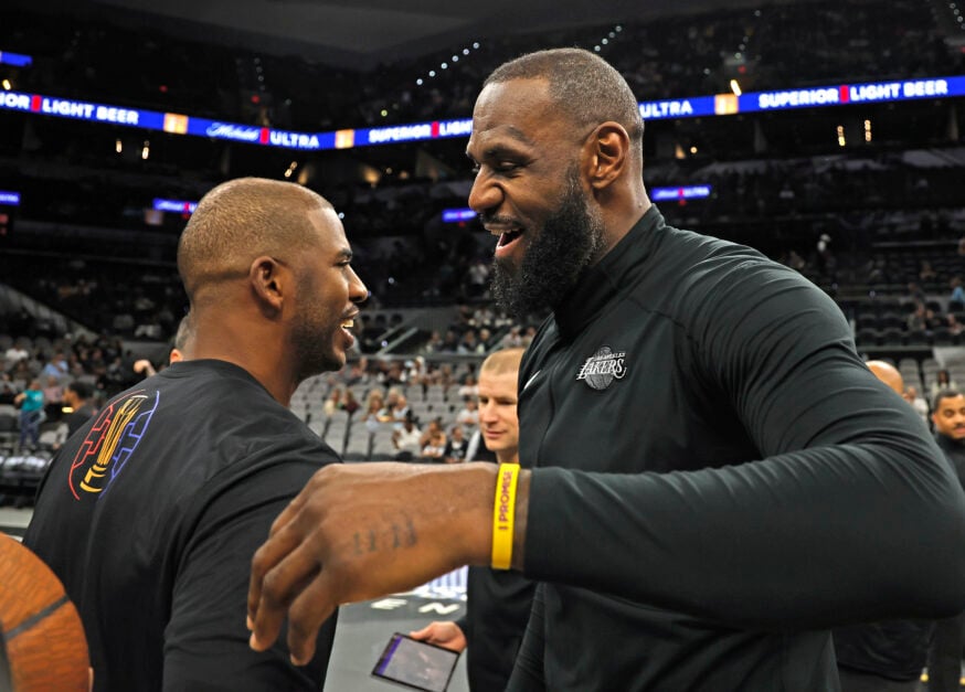 LA Clippers guard Chris Paul and LA Lakers forward LeBron James, two players who are considered the smartest in the NBA.