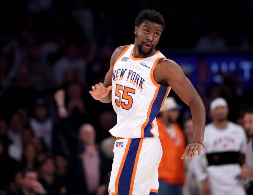 New York Knicks center Ariel Hukporti