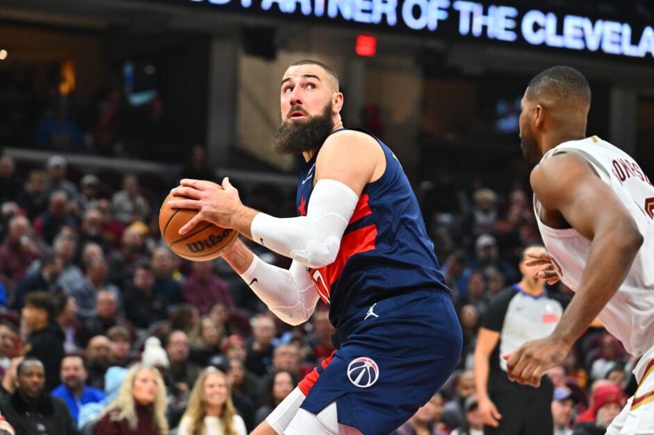 Jonas Valanciunas during his time with the Washington Wizards