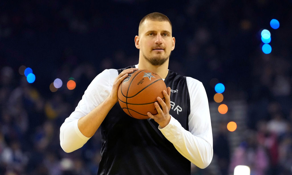 Nikola Jokic was swarmed by fans as soon as he landed in China