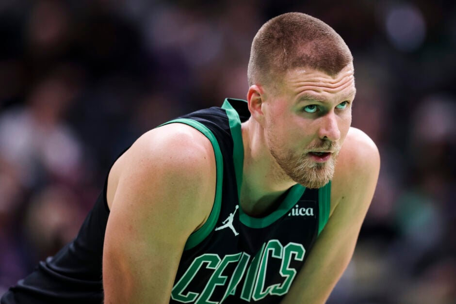 Boston Celtics center Kristaps Porzingis