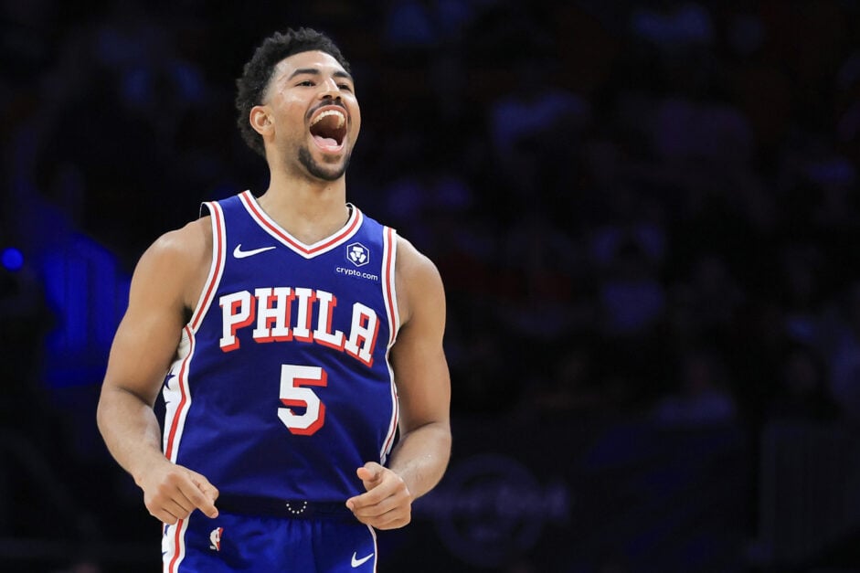 Quentin Grimes was traded midseason to the Philadelphia 76ers
