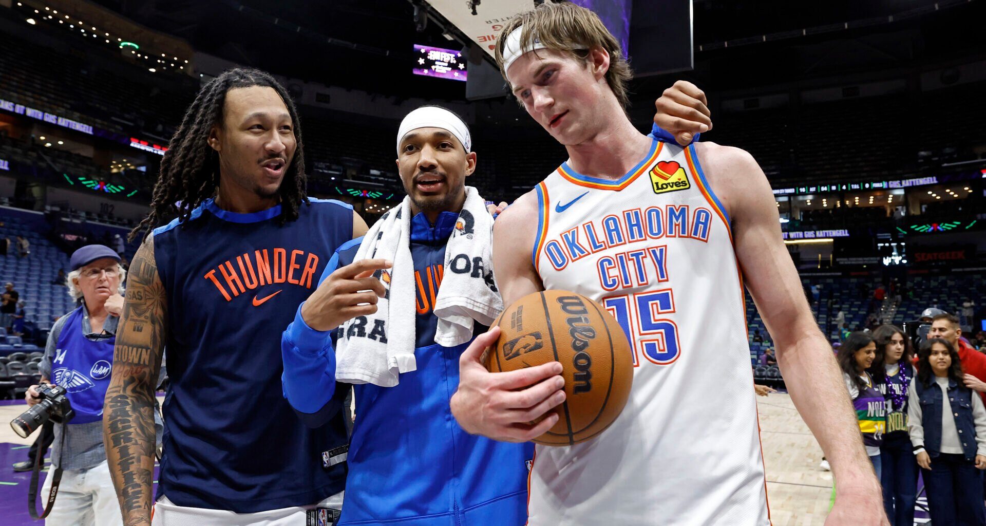 OKC Thunder fans make the same point about Branden Carlson after Summer League win, 'every time he touches the floor...'