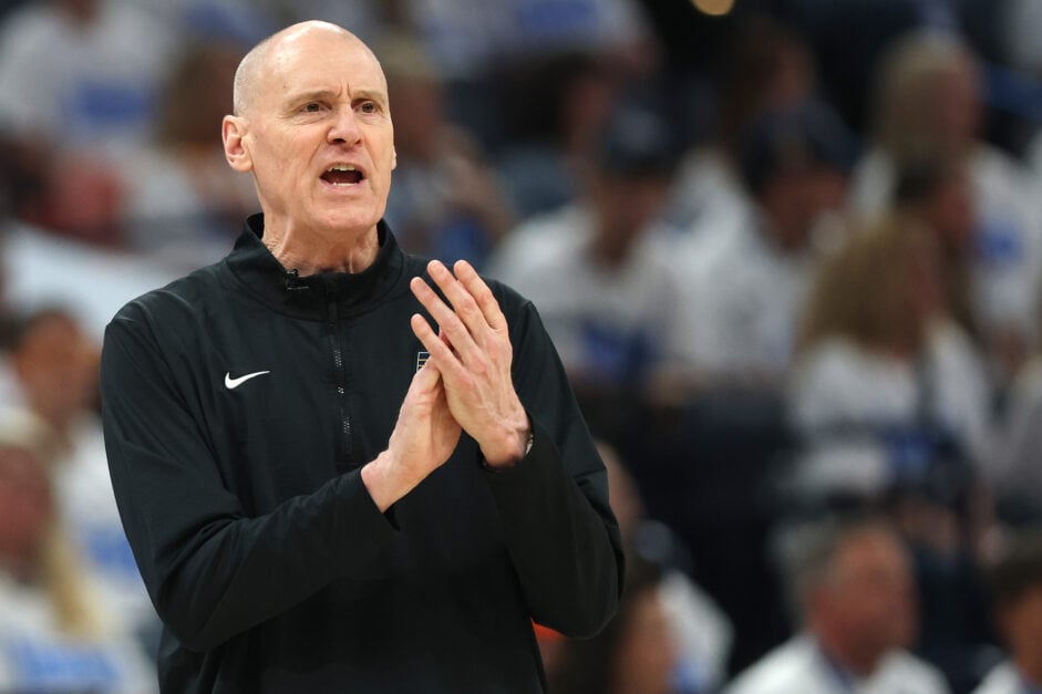 Head coach Rick Carlisle of the Indiana Pacers instructs his team during the second quarter against the Oklahoma City Thunder in Game One of the 2025 NBA Finals at Paycom Center on June 05, 2025 in Oklahoma City, Oklahoma.