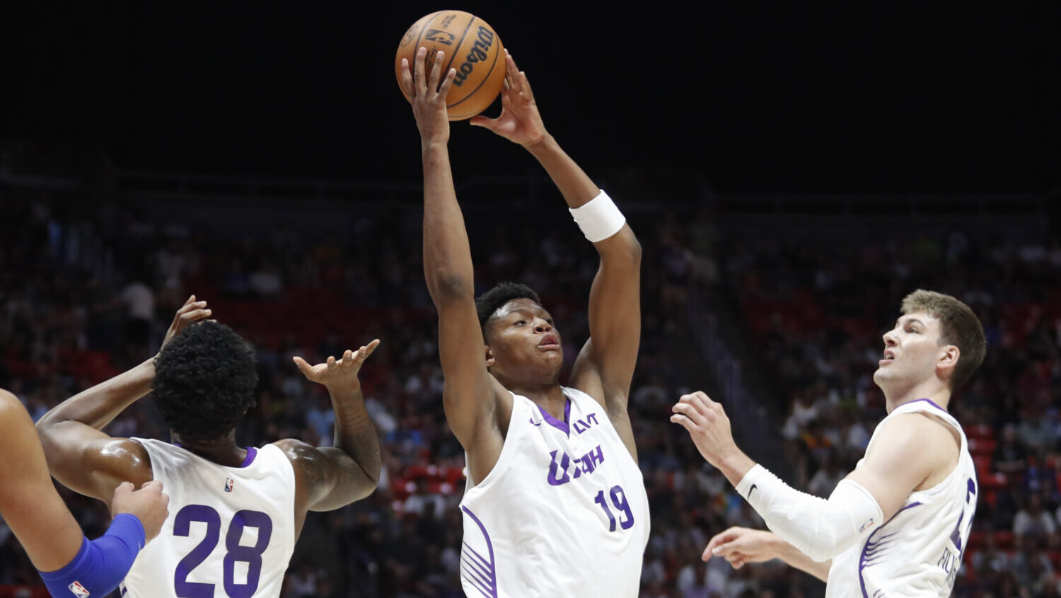 Ace Bailey Summer League Block Philadelphia 76ers...
