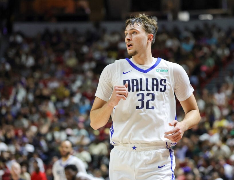 Cooper Flagg was picked first overall by the Dallas Mavericks in the 2025 NBA Draft.