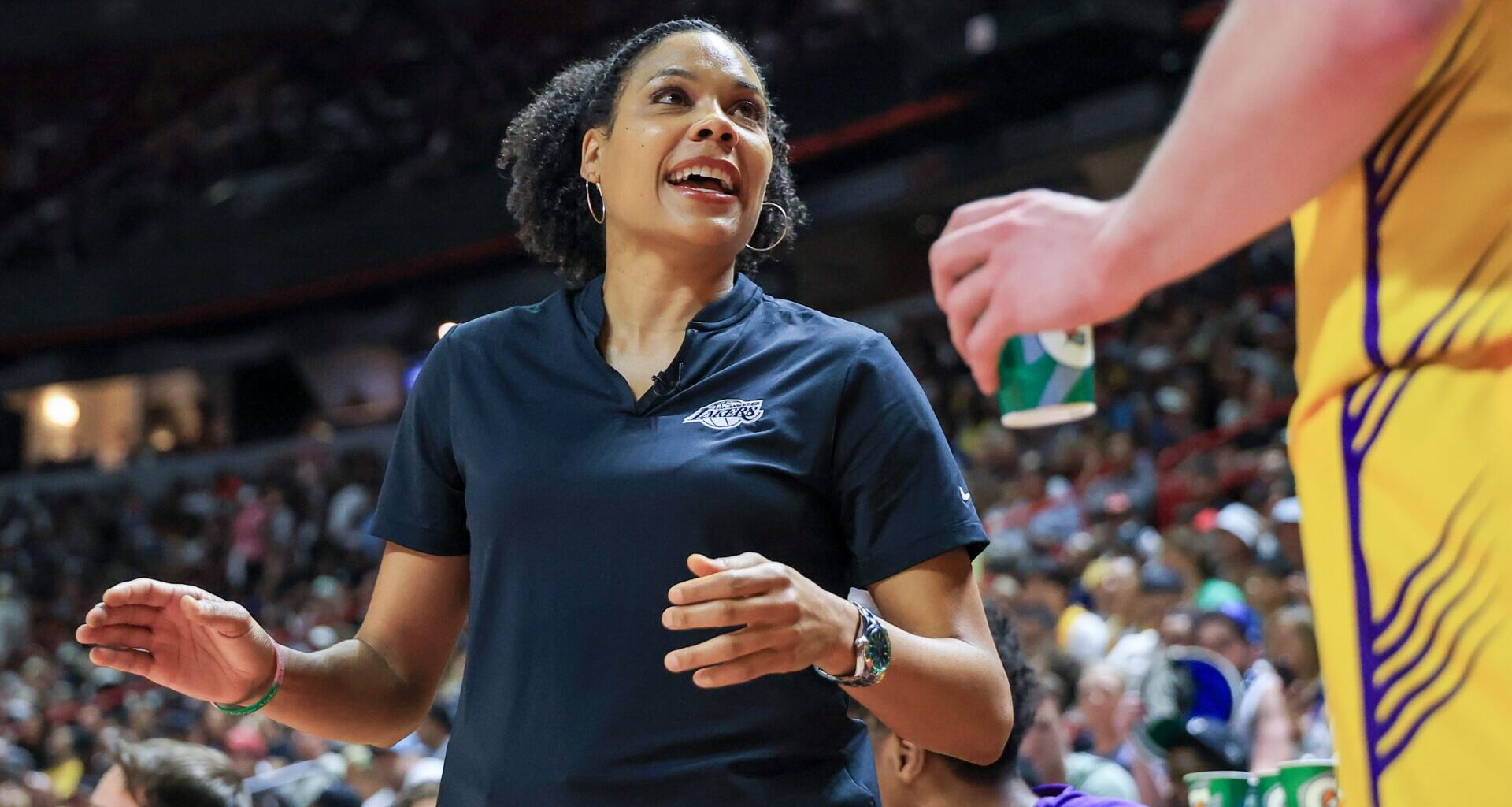 LA Lakers coach says they have 'amazing defender' on the Summer League roster, he's fighting for his NBA future