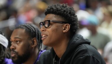 Ace Bailey #19 of the Utah Jazz