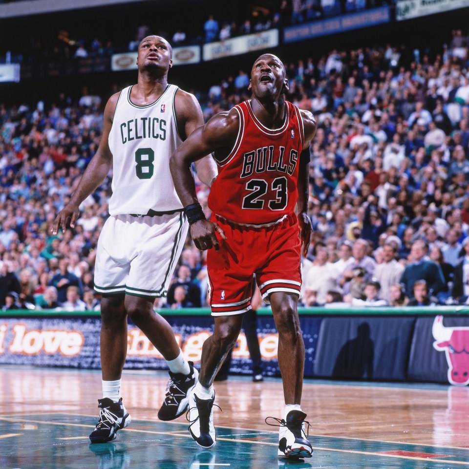 The pair shared the court 14 times with Jordan winning 11 times