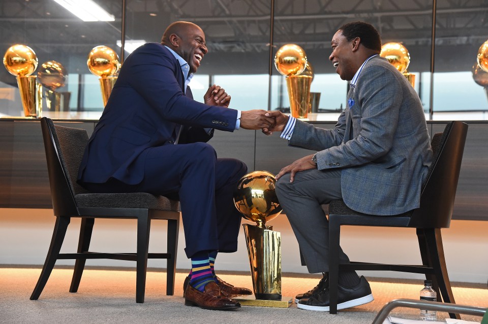 Johnson and Thomas made up during an episode of NBATV's Players Only Monthly