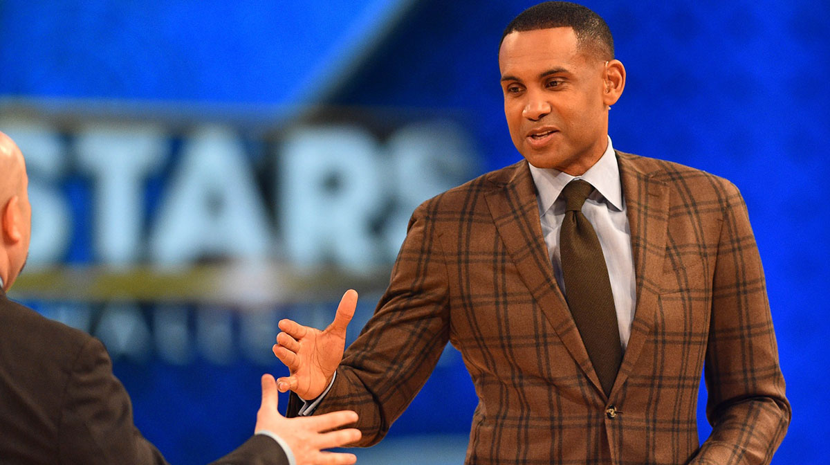 NBA former player Grant Hill before the Rising Stars Challenge at Smoothie King Center.